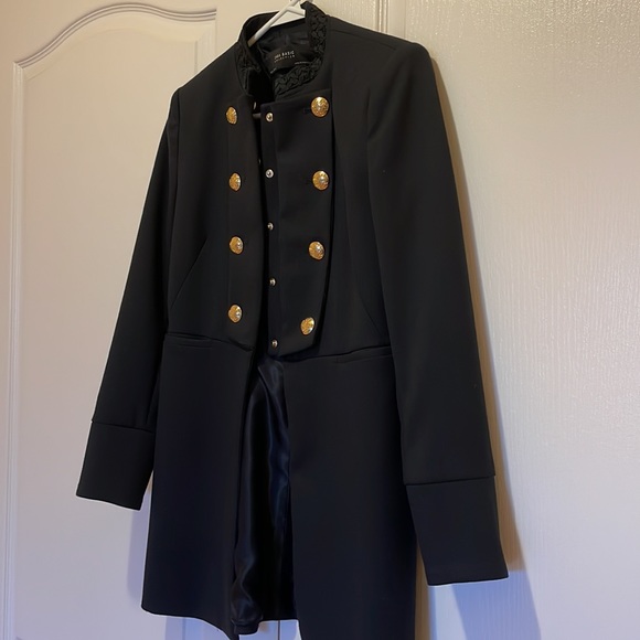 Dark blue Zara Coat - Picture 3 of 5